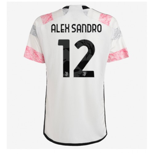 Moški Nogometni dresi Juventus Alex Sandro #12 Gostujoči 2023-24 Kratek Rokav